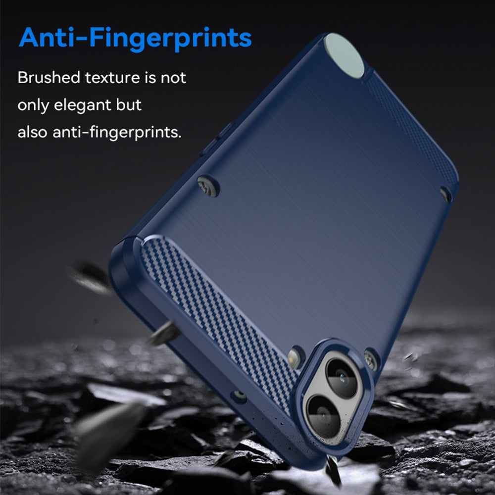 Maska za Nothing CMF Phone 1, Techsuit, Karbon, Plava