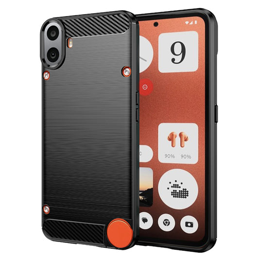 Maska za Nothing CMF Phone 1, Techsuit, Karbon, Crna