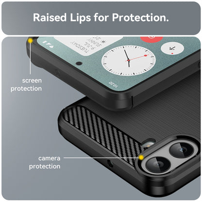 Maska za Nothing CMF Phone 1, Techsuit, Karbon, Crna