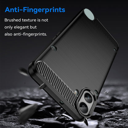 Maska za Nothing CMF Phone 1, Techsuit, Karbon, Crna