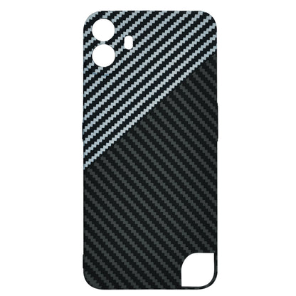 Maska za Nothing CMF Phone 1, Techsuit, Carbonite FiberShell, Crno Siva