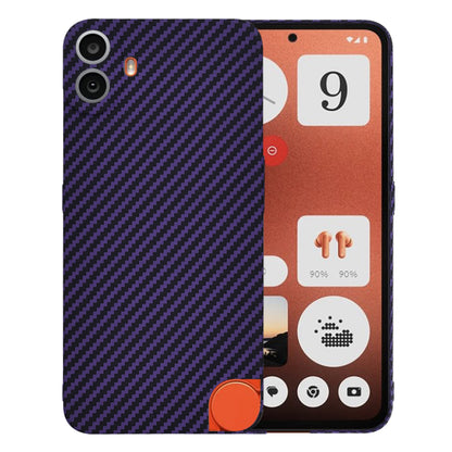 Futrola za Nothing CMF Phone 1, Techsuit, Carbonite FiberShell, Ljubičasta