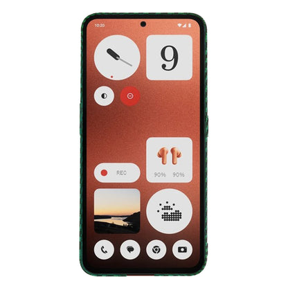 Maska za Nothing CMF Phone 1, Techsuit, Carbonite FiberShell, Zelena
