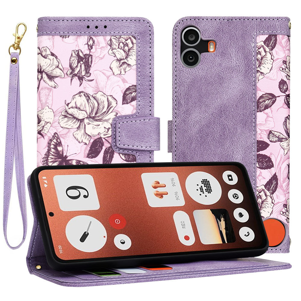 Futrola za Nothing CMF Phone 1, Techsuit, FlipCraft, Ljubičasta