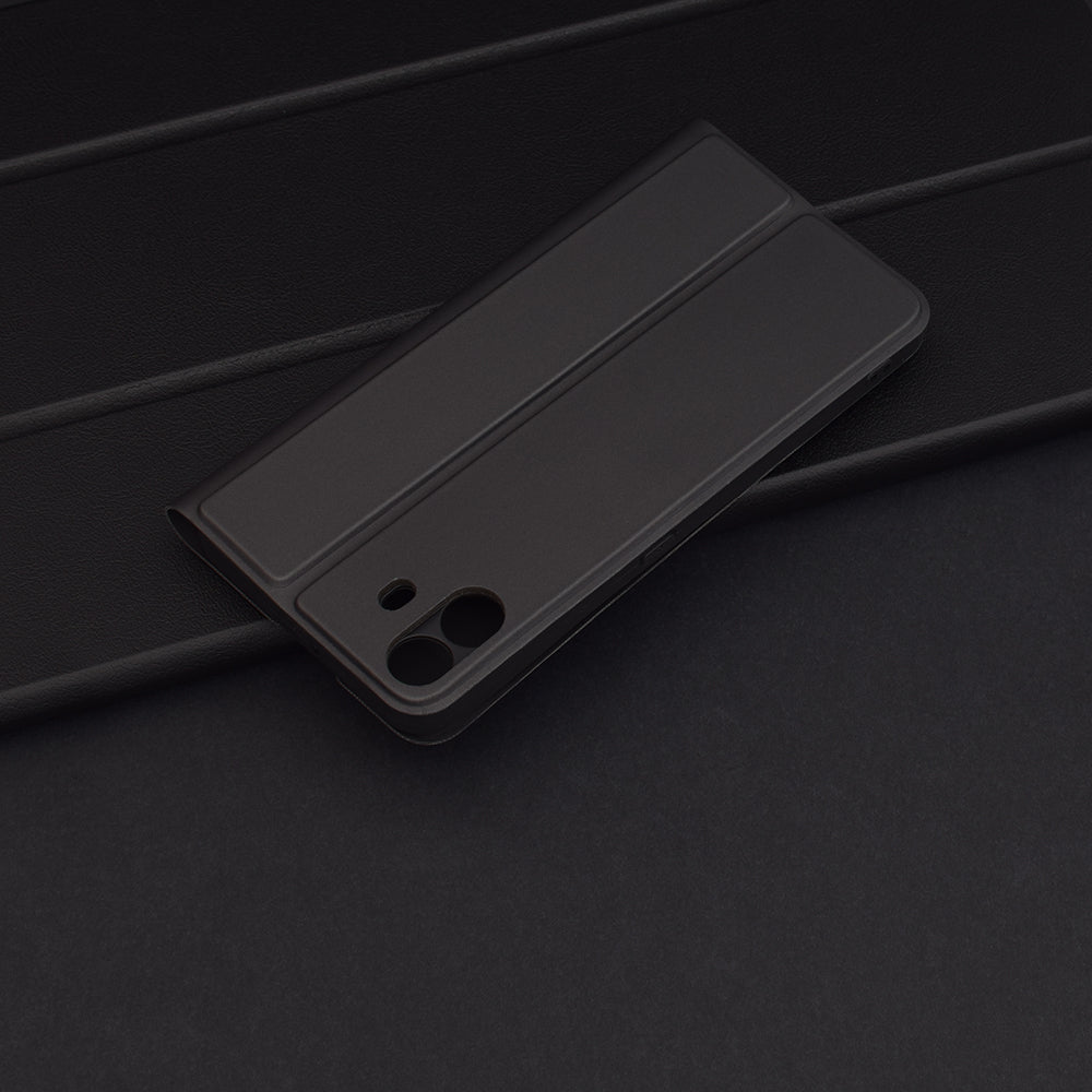 Maska za Nothing CMF Phone 1, Techsuit, Magskin Book, Crna