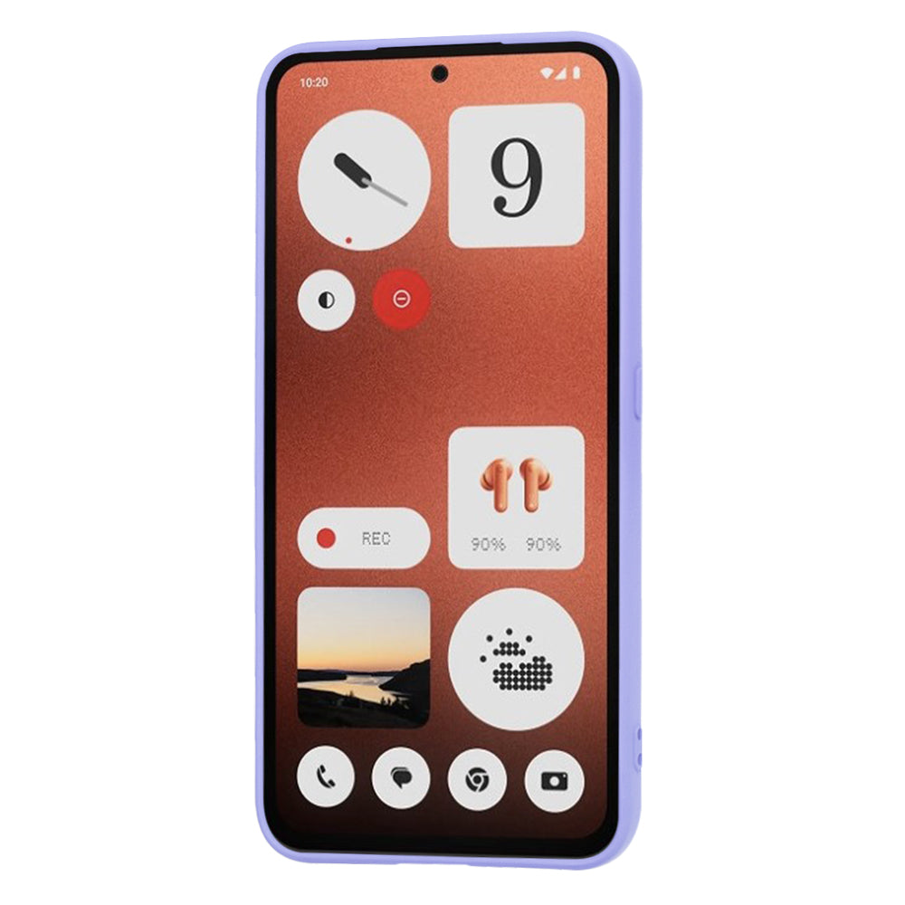 Maska za Nothing CMF Phone 1, Techsuit, SoftFlex, Svijetloljubičasta