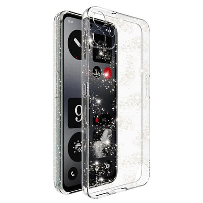 Maska za Nothing CMF Phone 1, Techsuit, SparkleSkin, Prozirna
