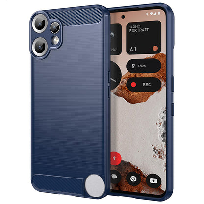 Maska za Nothing CMF Phone 2 Pro, Techsuit, Karbon, Plava