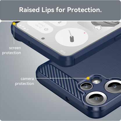 Maska za Nothing CMF Phone 2 Pro, Techsuit, Karbon, Plava