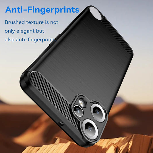 Maska za Nothing CMF Phone 2 Pro, Techsuit, Karbon, Crna