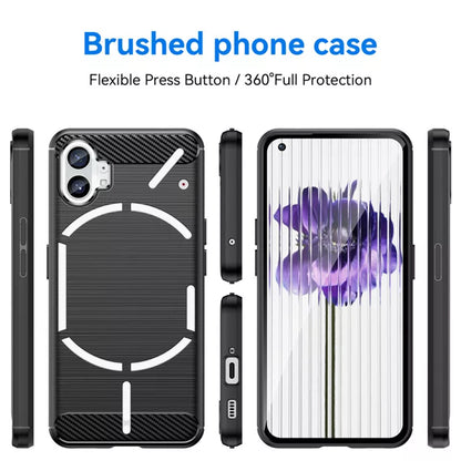 Maska za Nothing Phone (1), Techsuit, Karbon, Crna