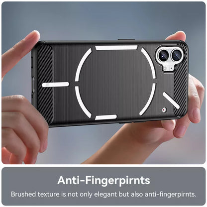 Maska za Nothing Phone (1), Techsuit, Karbon, Crna