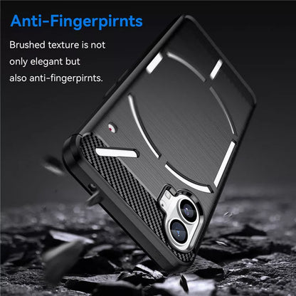 Maska za Nothing Phone (1), Techsuit, Karbon, Crna
