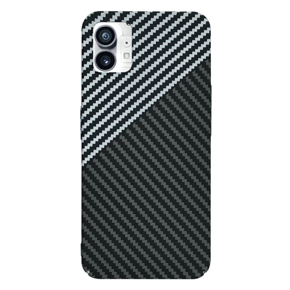 Maska za Nothing Phone (1), Techsuit, Carbonite FiberShell, Crno Siva