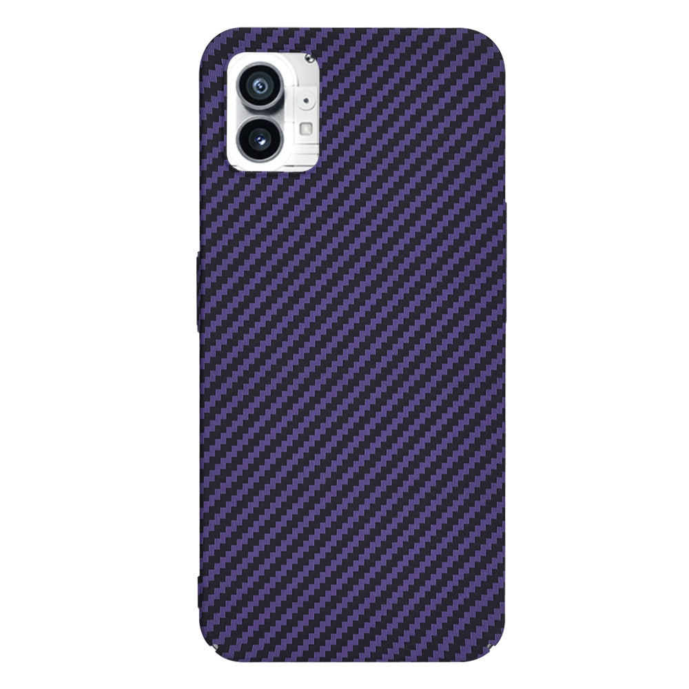 Maska za Nothing Phone (1), Techsuit, Carbonite FiberShell, Ljubičasta