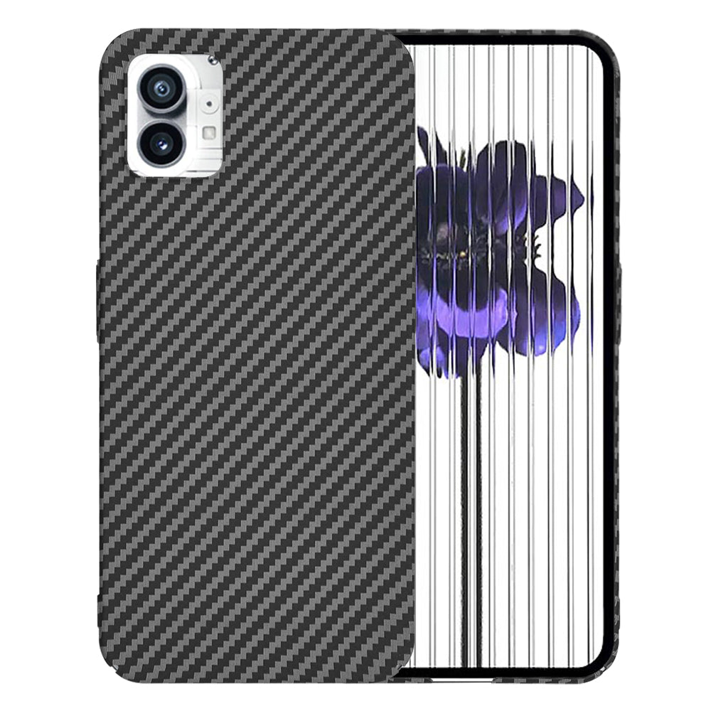 Maska za Nothing Phone (1), Techsuit, Carbonite FiberShell, Crna