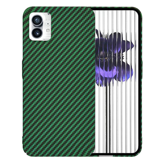 Maska za Nothing Phone (1), Techsuit, Carbonite FiberShell, Zelena