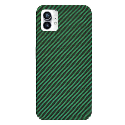 Maska za Nothing Phone (1), Techsuit, Carbonite FiberShell, Zelena