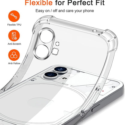 Maska za Nothing Phone (1), Techsuit, Shockproof Clear, Prozirna