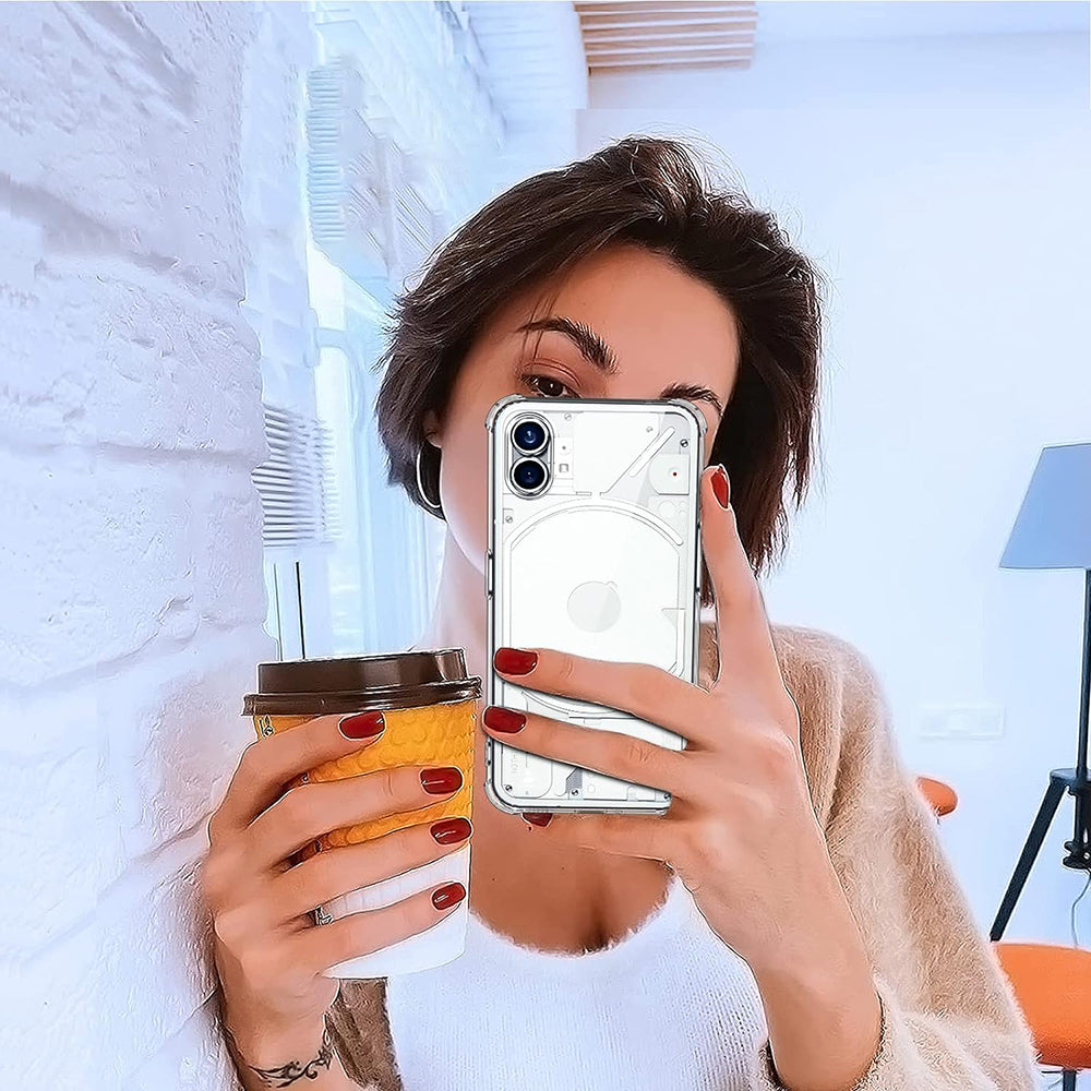 Maska za Nothing Phone (1), Techsuit, Shockproof Clear, Prozirna