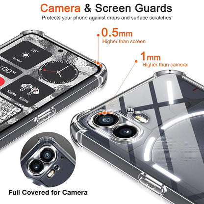 Maska za Nothing Phone (2), Techsuit, Shockproof Clear, Prozirna