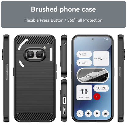 Maska za Nothing Phone (2a) Plus / Phone (2a), Techsuit, Karbon, Crna