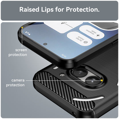 Maska za Nothing Phone (2a) Plus / Phone (2a), Techsuit, Karbon, Crna