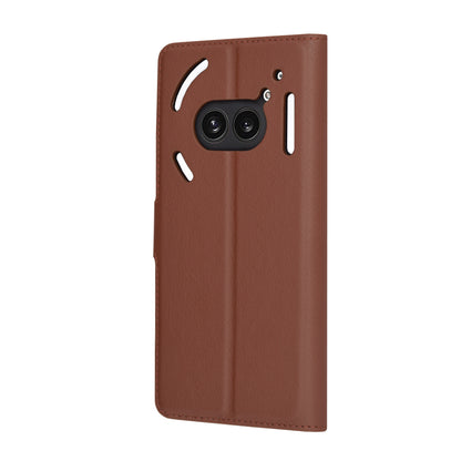 Futrola za Nothing Phone (2a) Plus / Phone (2a), Techsuit, Kožna Folio, Smeđa