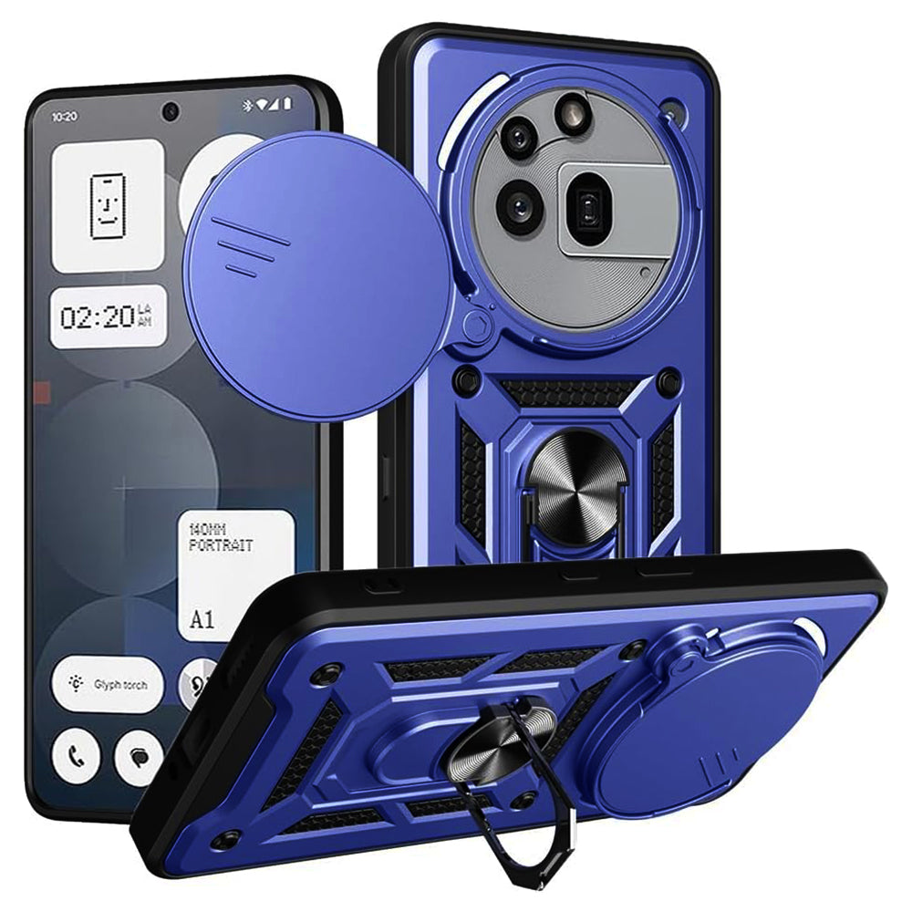 Maska za Nothing Phone (3a) Pro, Techsuit, CamShield, Plava