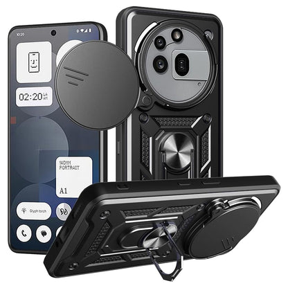 Maska za Nothing Phone (3a) Pro, Techsuit, CamShield, Crna