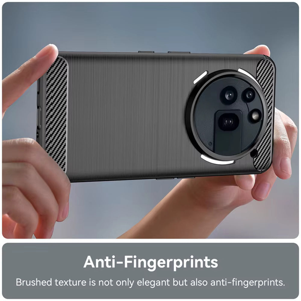 Maska za Nothing Phone (3a) Pro, Techsuit, Karbon, Plava