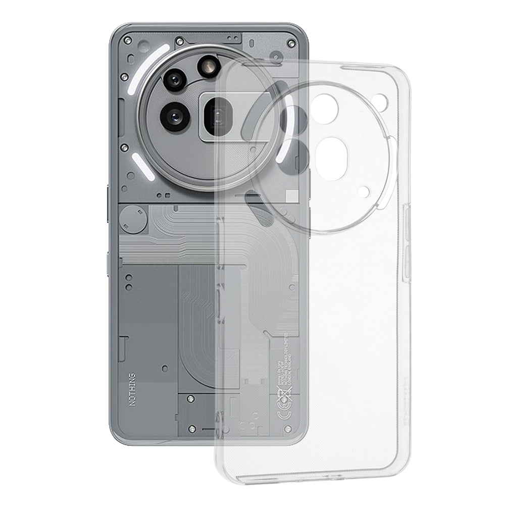 Maska za Nothing Phone (3a) Pro, Techsuit, Clear, Transparentna