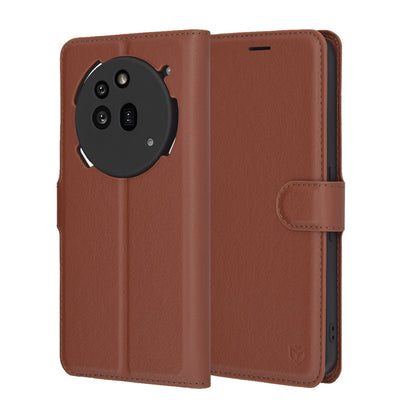 Futrola za Nothing Phone (3a) Pro, Techsuit, Kožna Folio, Smeđa