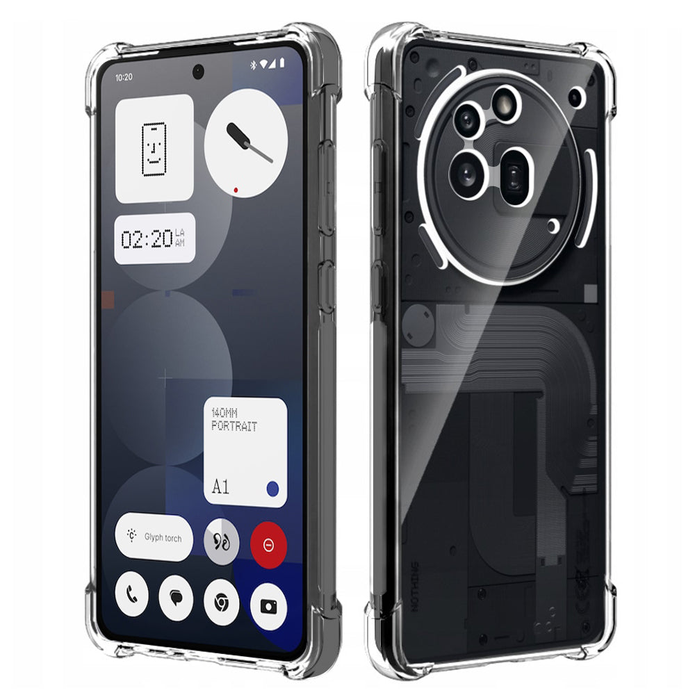 Maska za Nothing Phone (3a) Pro, Techsuit, Shockproof Clear, Prozirna