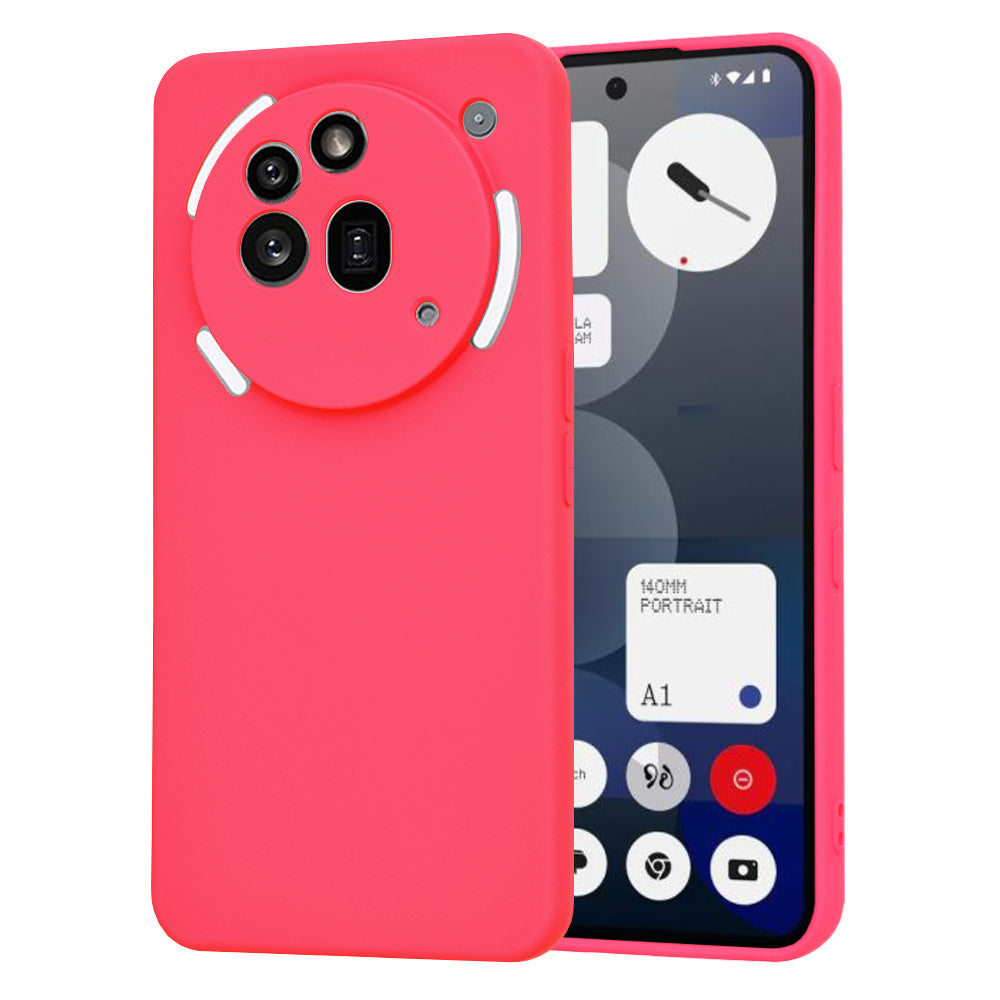 Maska za Nothing Phone (3a) Pro, Techsuit, SoftFlex, Tamno Roza