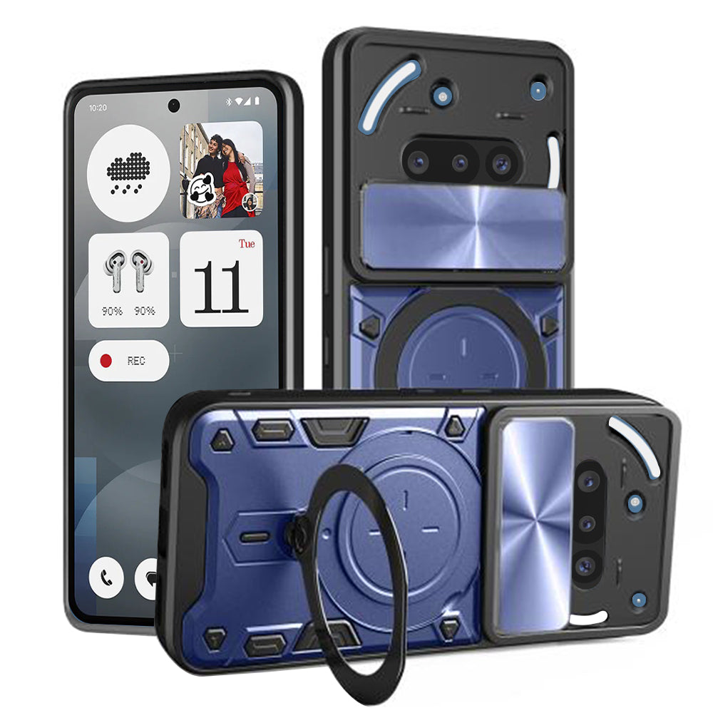 Maska za Nothing Phone (3a), Techsuit, CamGuard Pro, Plava