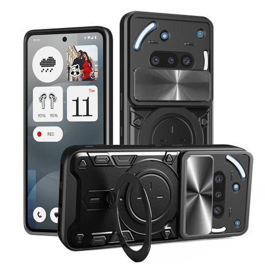 Maska za Nothing Phone (3a), Techsuit, CamGuard Pro, Crna