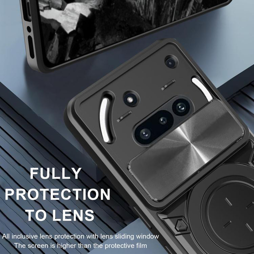 Maska za Nothing Phone (3a), Techsuit, CamGuard Pro, Crvena