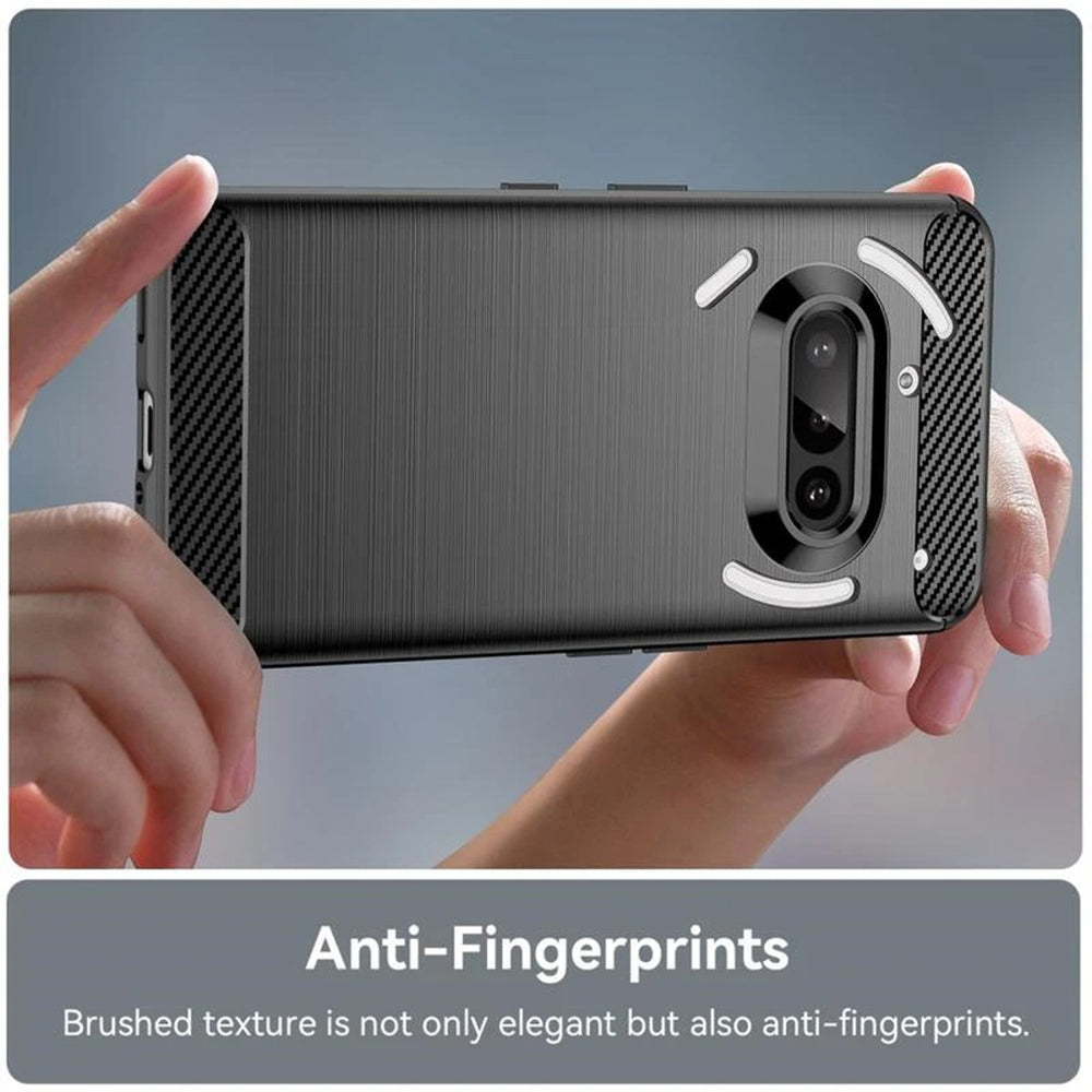 Maska za Nothing Phone (3a), Techsuit, Karbon, Plava