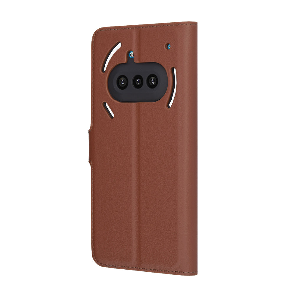 Futrola za Nothing Phone (3a), Techsuit, Kožna Folio, Smeđa
