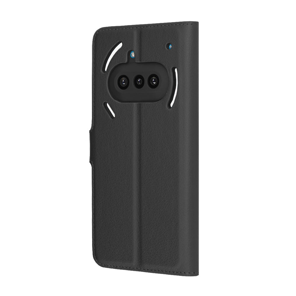 Futrola za Nothing Phone (3a), Techsuit, Kožna Folio, Crna