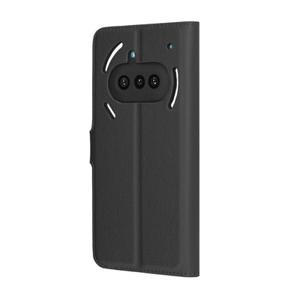 Futrola za Nothing Phone (3a), Techsuit, Kožna Folio, Crna