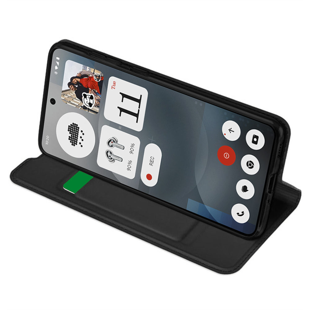 Futrola za Nothing Phone (3a), Techsuit, Magskin Book, Crna