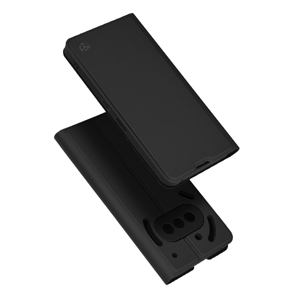 Futrola za Nothing Phone (3a), Techsuit, Magskin Book, Crna