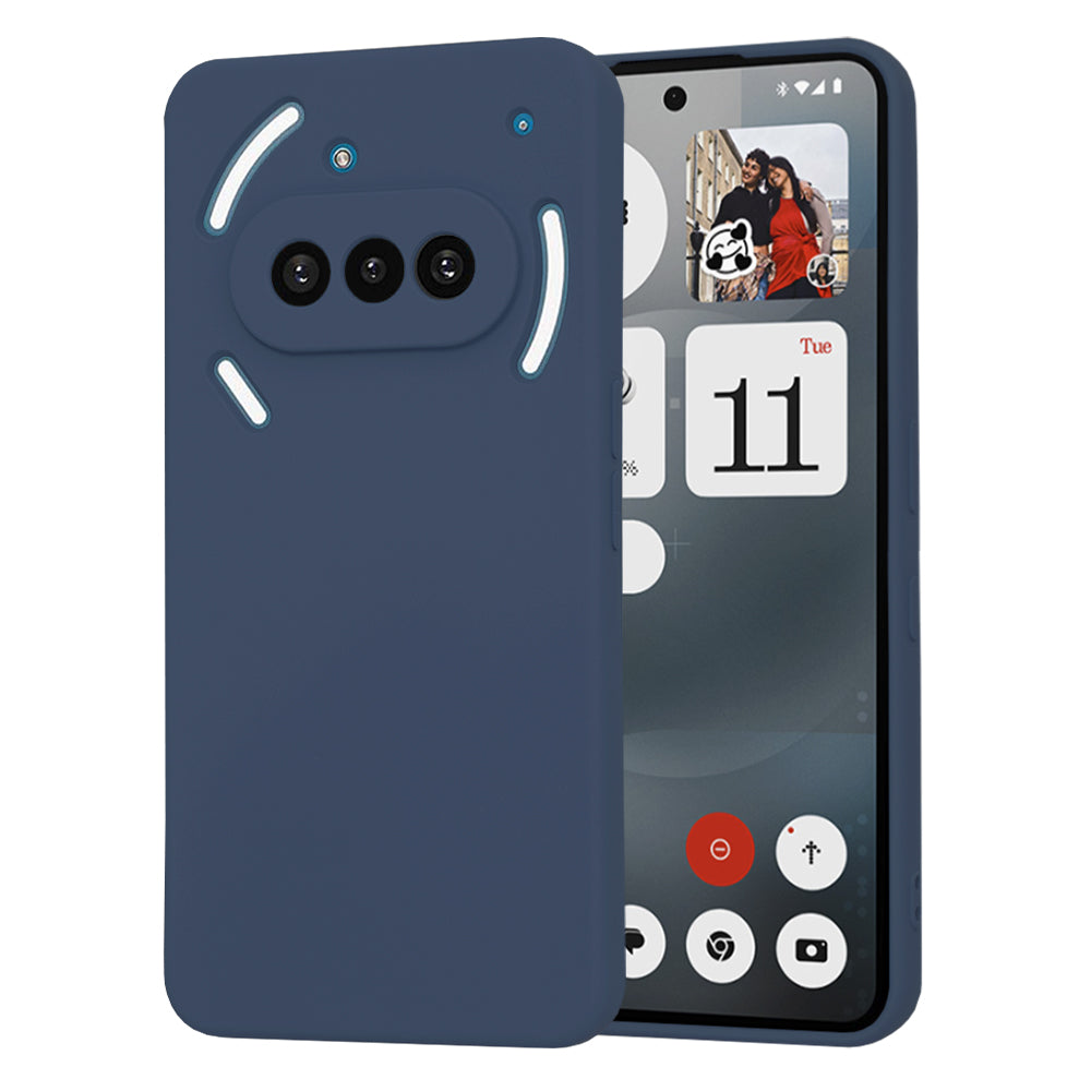 Maska za Nothing Phone (3a), Techsuit, SoftFlex, Tamnoplava