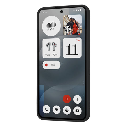 Maska za Nothing Phone (3a), Techsuit, SoftFlex, Crna