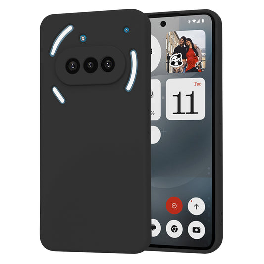 Maska za Nothing Phone (3a), Techsuit, SoftFlex, Crna