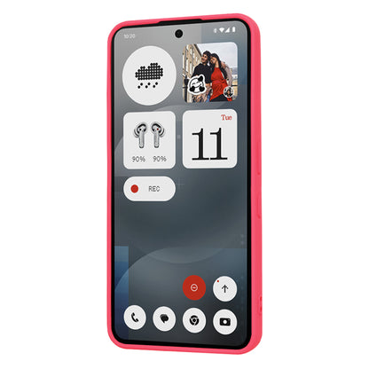 Maska za Nothing Phone (3a), Techsuit, SoftFlex, Tamno Roza