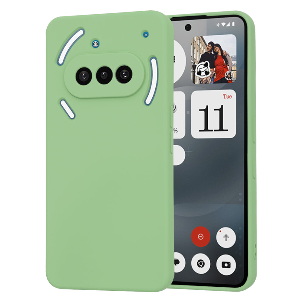 Maska za Nothing Phone (3a), Techsuit, SoftFlex, Svijetlo Zelena