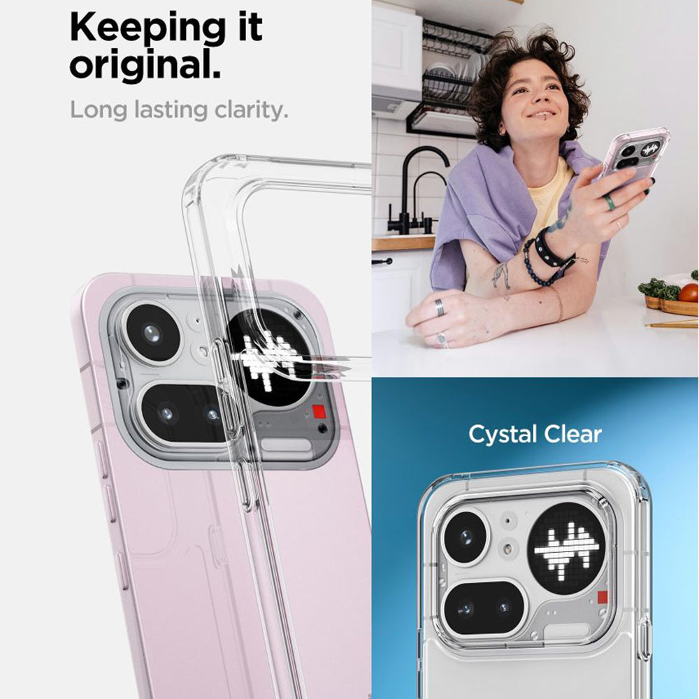 Maska za Nothing Phone (4a) Pro, Spigen, Ultra Hybrid, Prozirna ACS11632